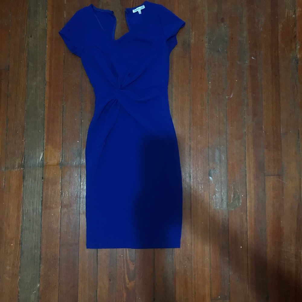 Charlette Russe Fitted Blue dress